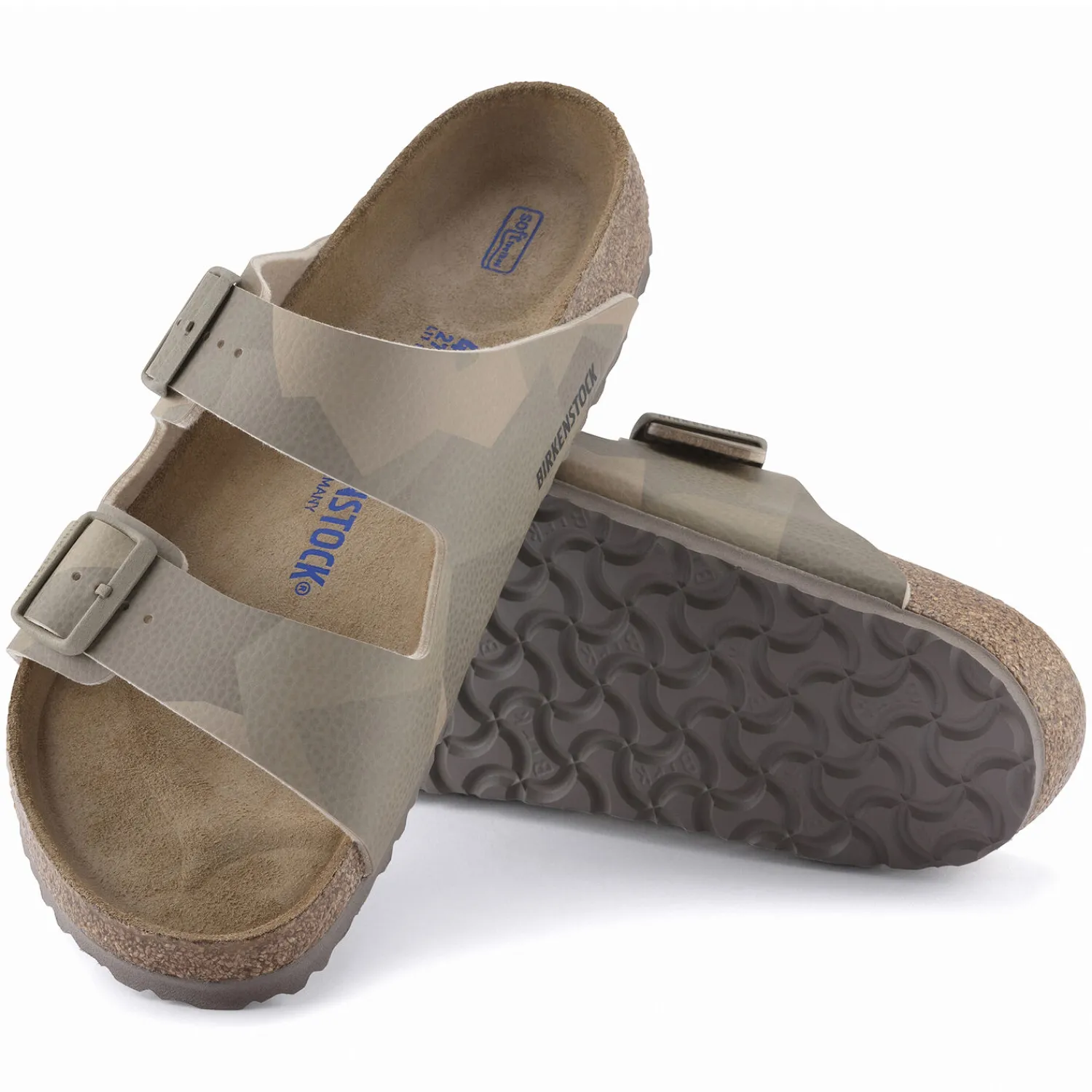 Sale Birkenstock Arizona Desert Soil Geo Camo Beige
