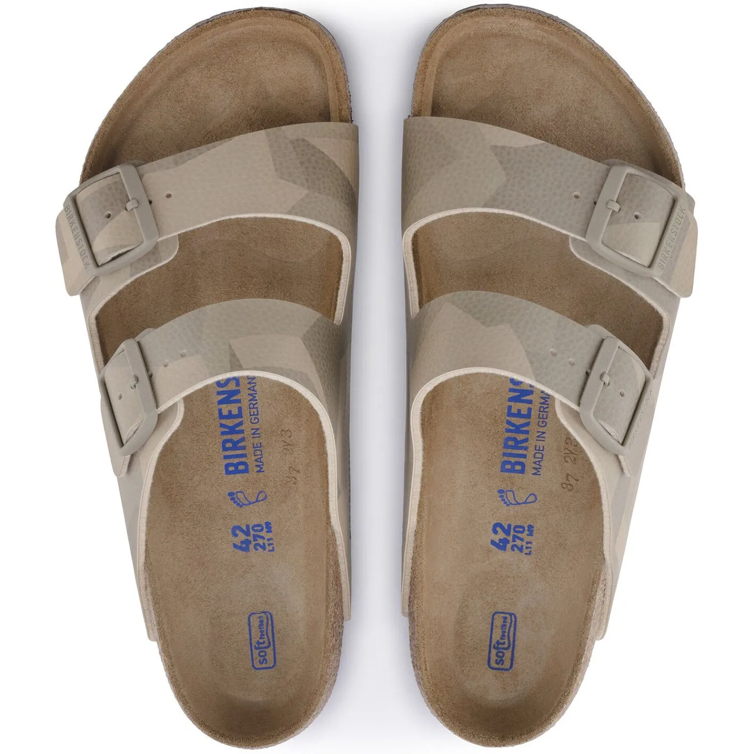 Sale Birkenstock Arizona Desert Soil Geo Camo Beige