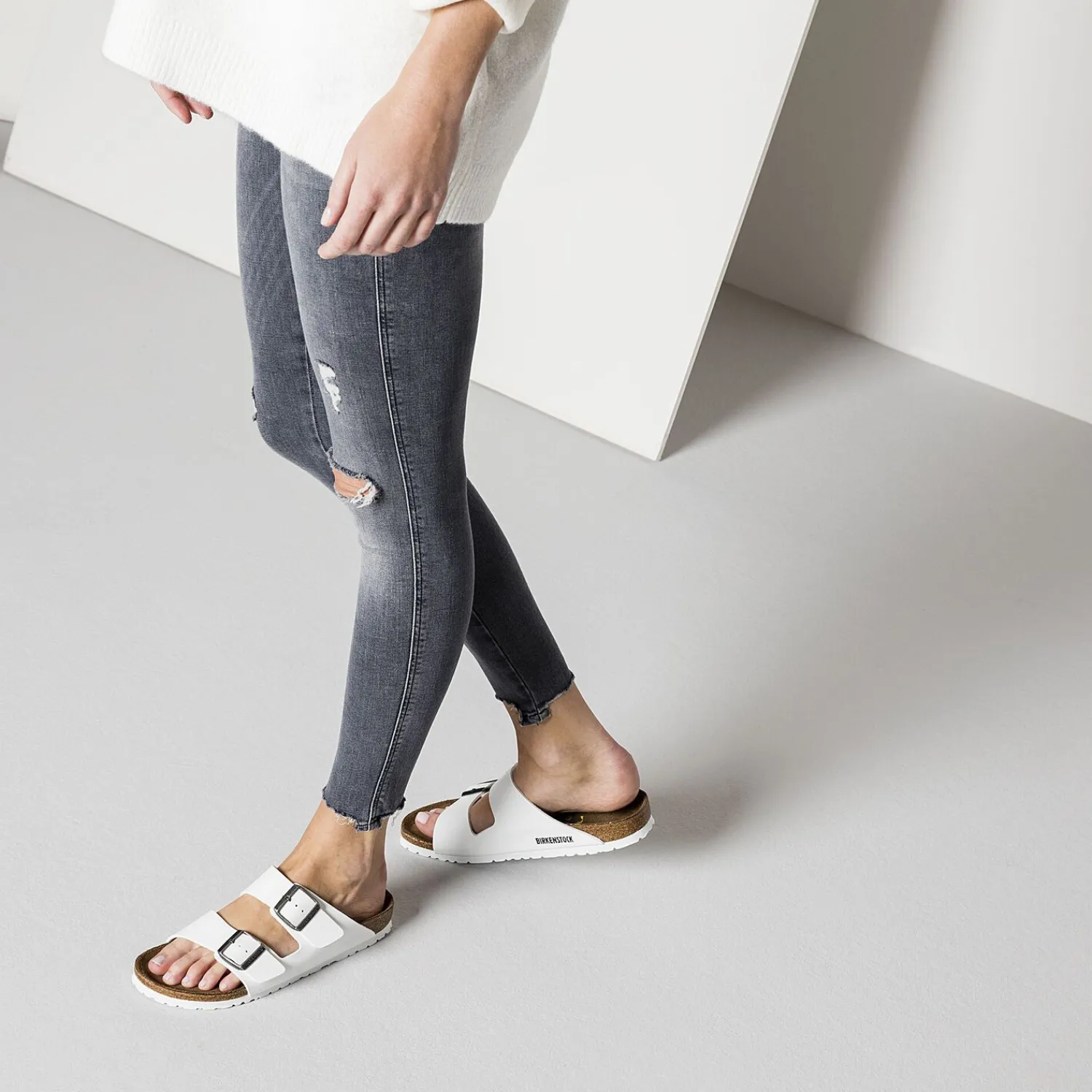 Online Birkenstock Arizona White