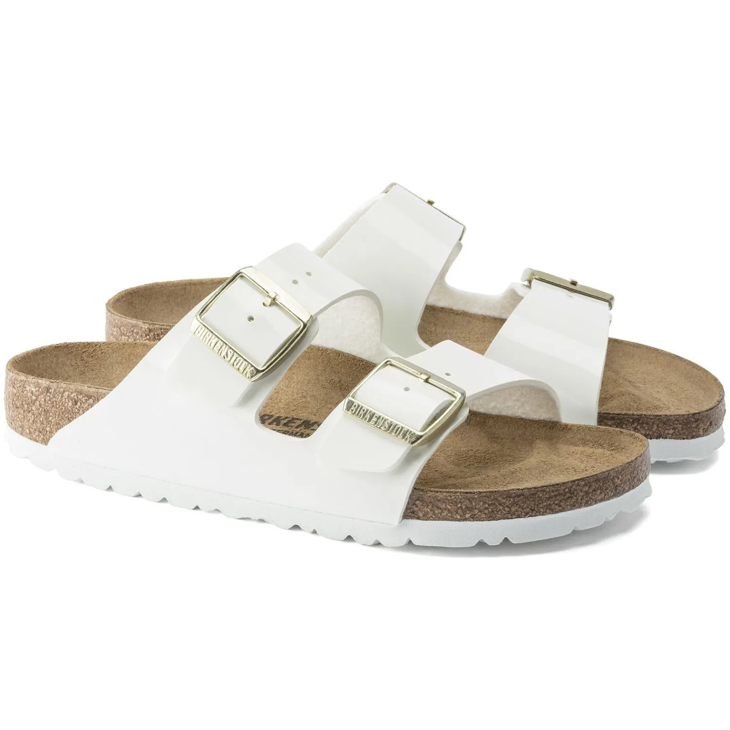 Hot Birkenstock Arizona Patent White