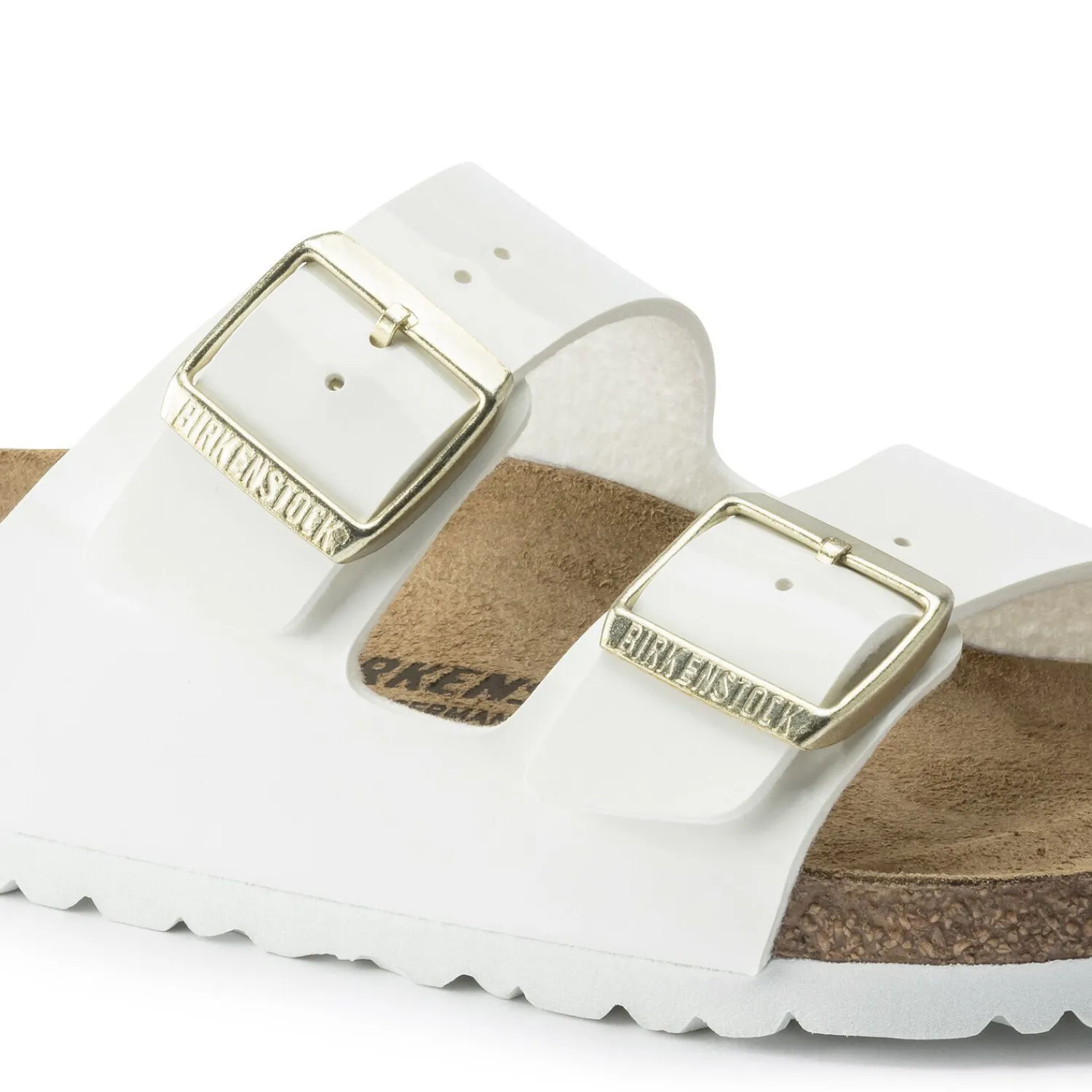 Hot Birkenstock Arizona Patent White