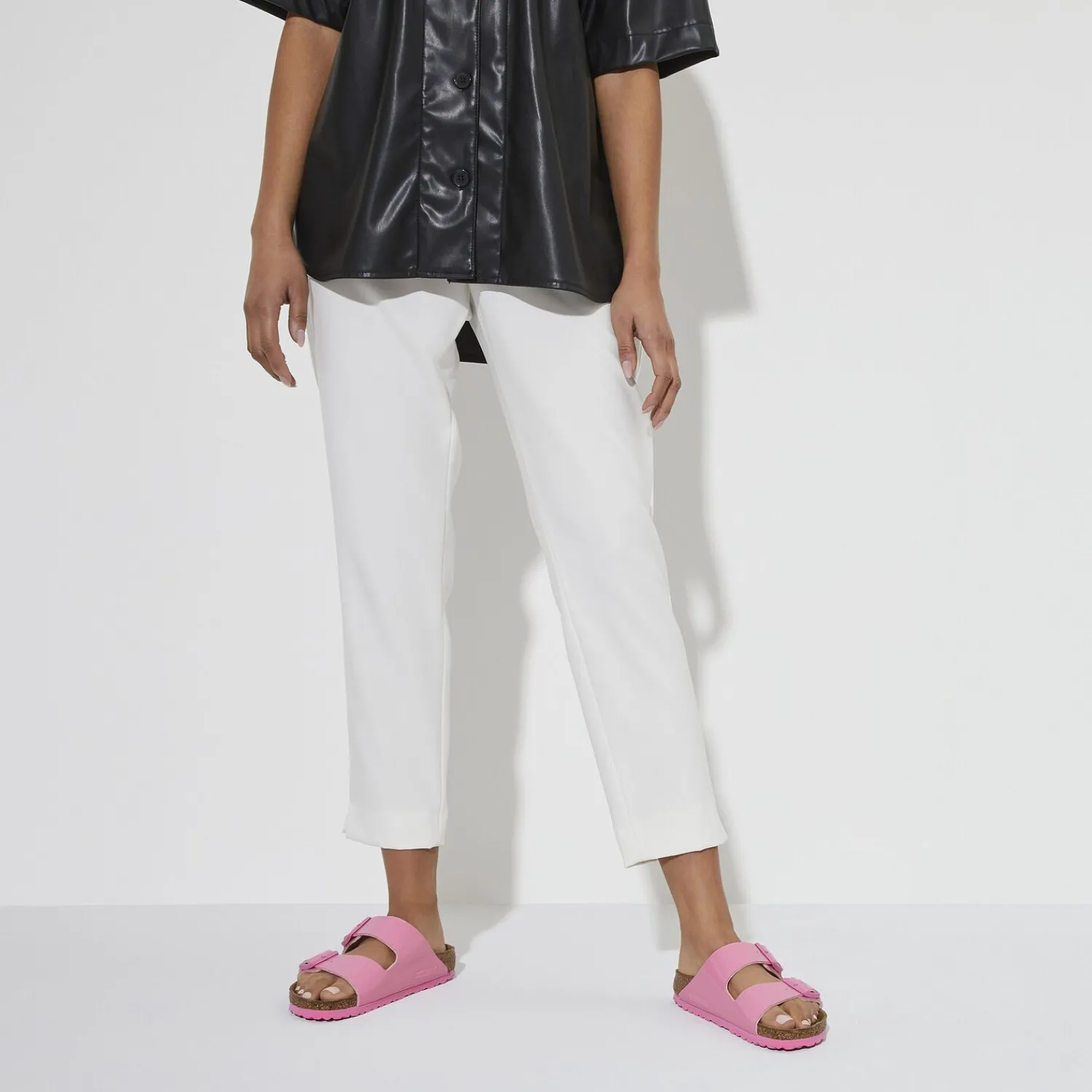 New Birkenstock Arizona Patent Candy Pink