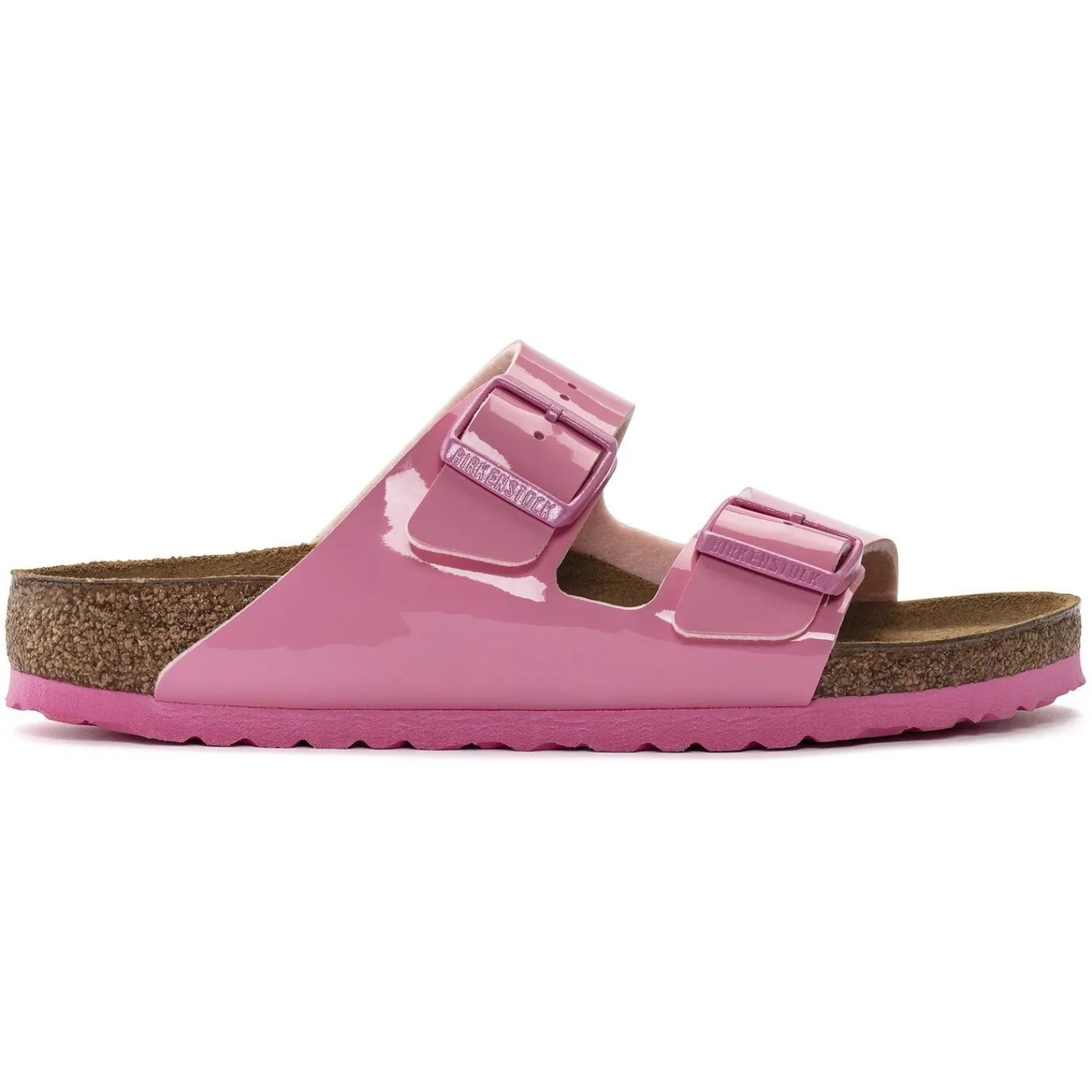 New Birkenstock Arizona Patent Candy Pink