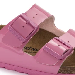 New Birkenstock Arizona Patent Candy Pink