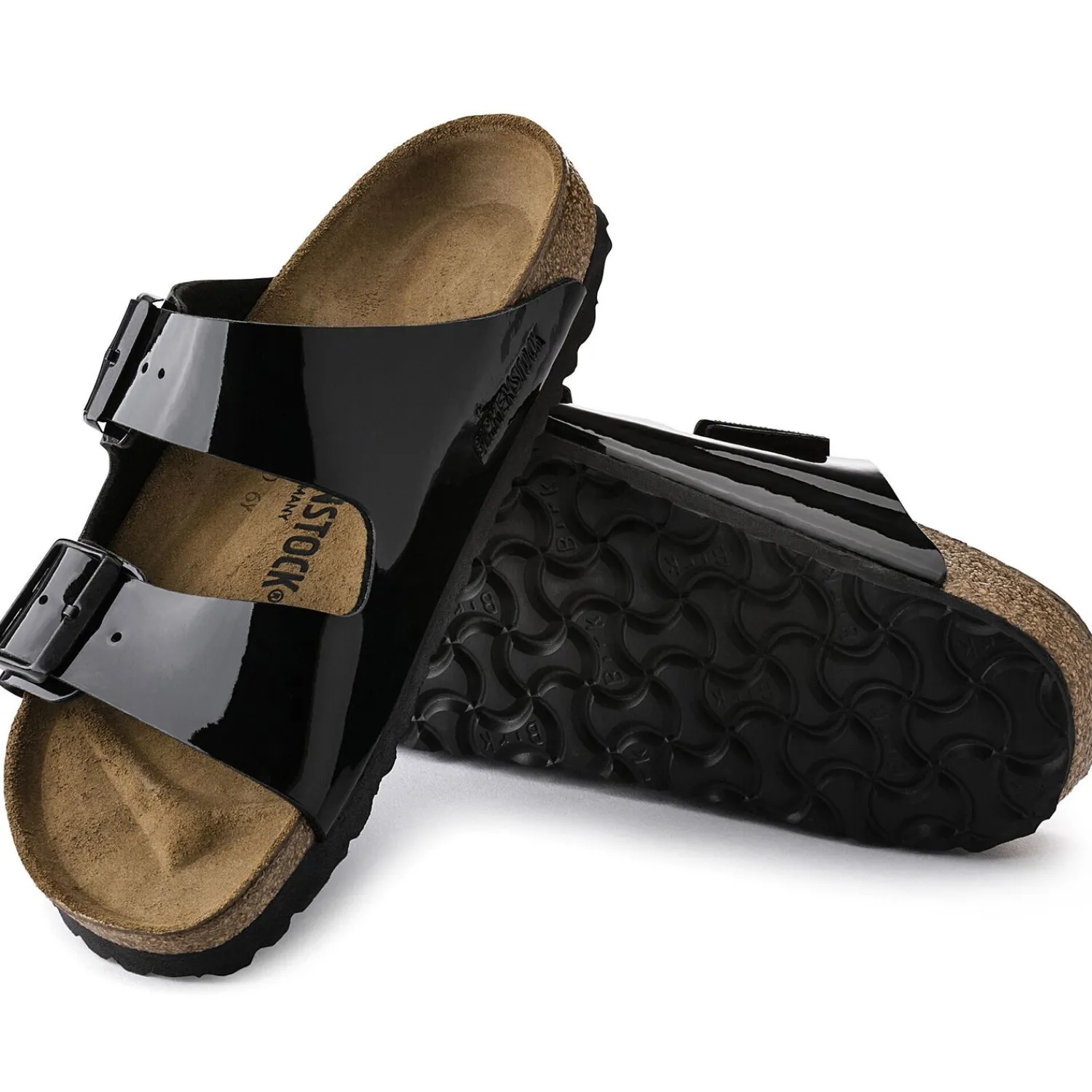 Best Sale Birkenstock Arizona Black Patent