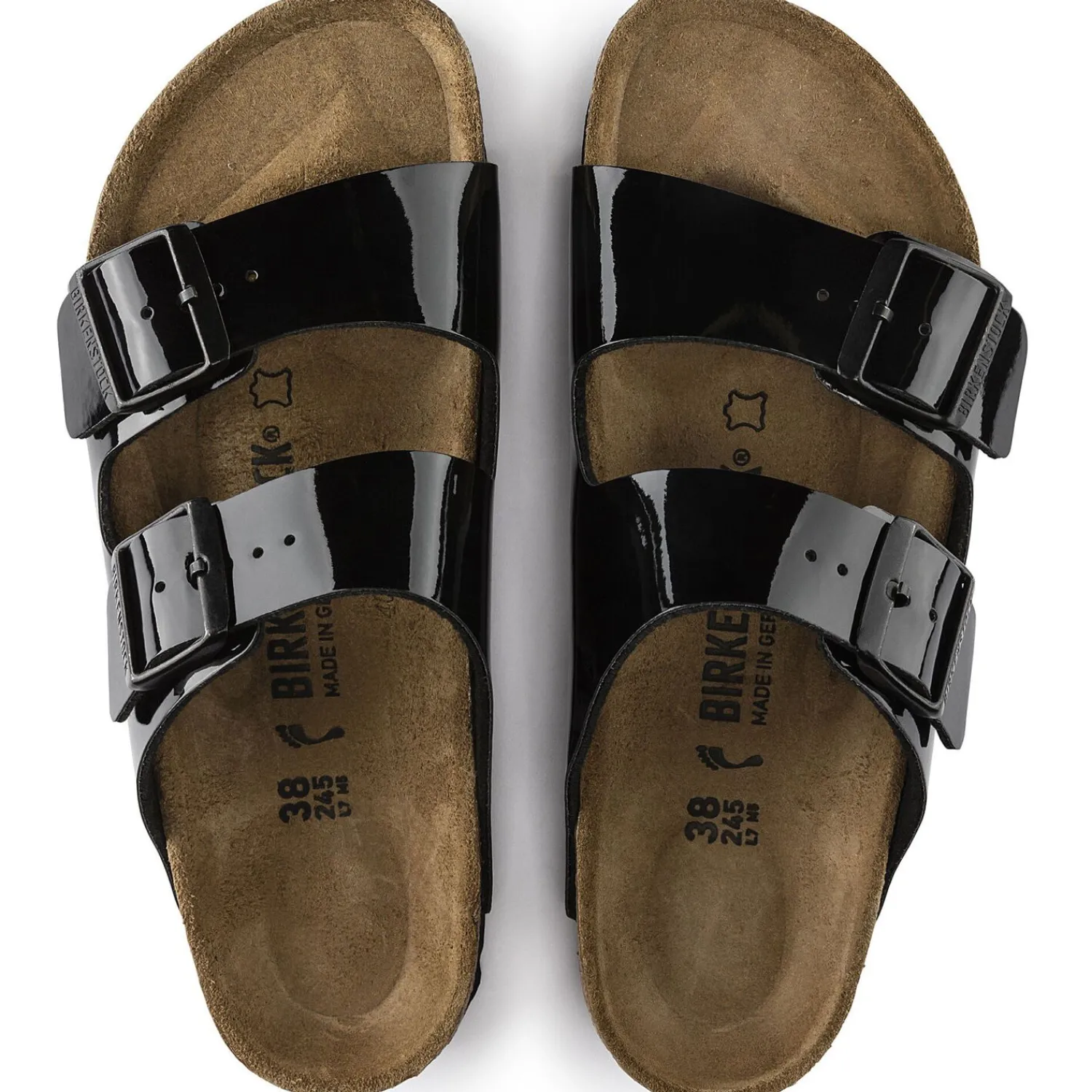 Best Sale Birkenstock Arizona Black Patent
