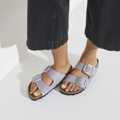 Cheap Birkenstock Arizona Big Buckle Purple Fog