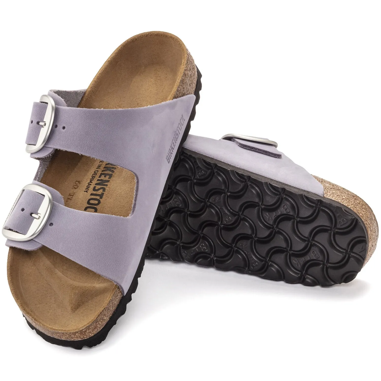 Cheap Birkenstock Arizona Big Buckle Purple Fog