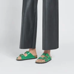 Fashion Birkenstock Arizona Big Buckle High-Shine Digital Green