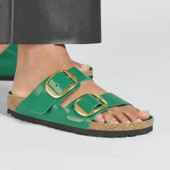Fashion Birkenstock Arizona Big Buckle High-Shine Digital Green