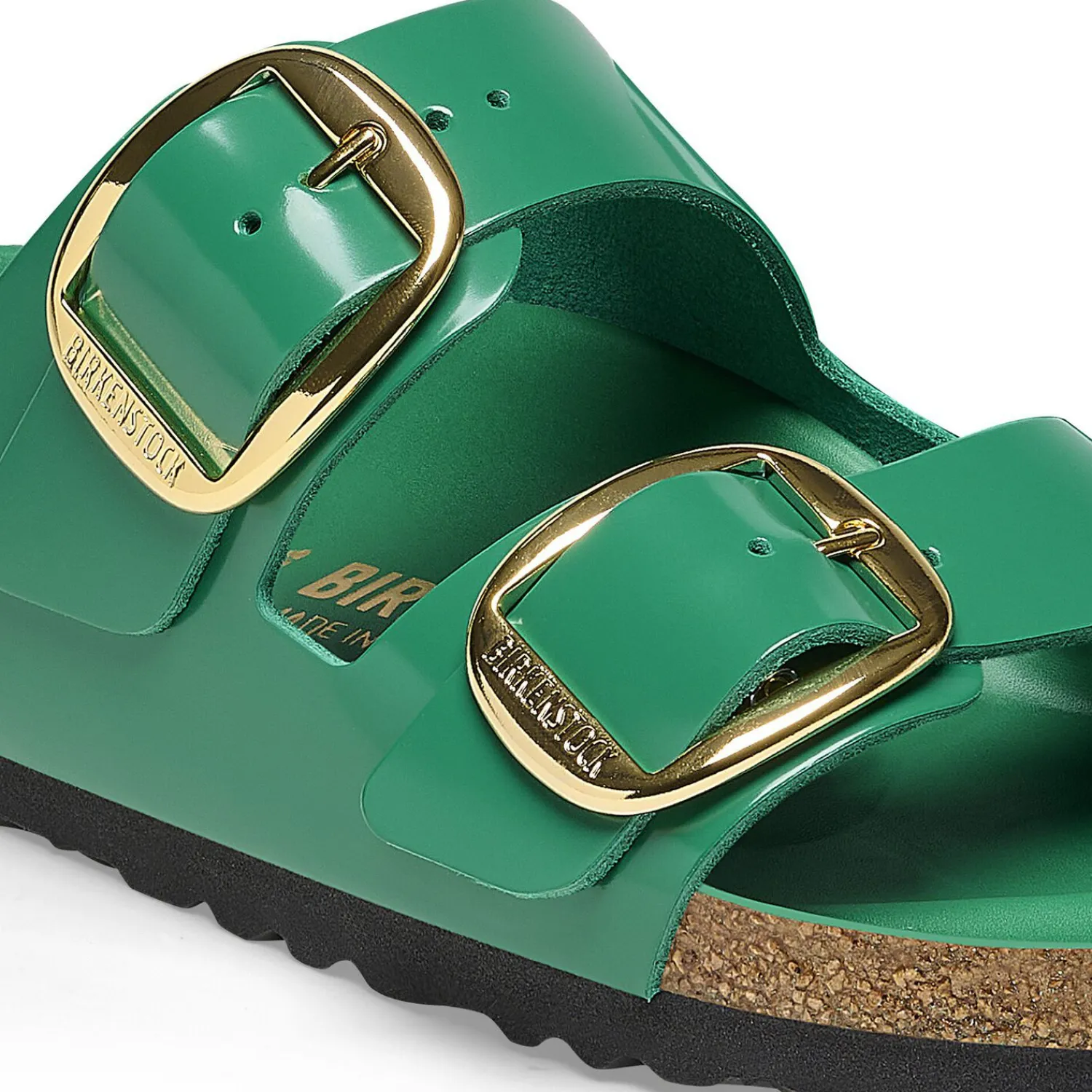 Fashion Birkenstock Arizona Big Buckle High-Shine Digital Green