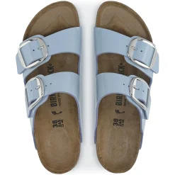 Best Birkenstock Arizona Big Buckle Patent Dove Blue