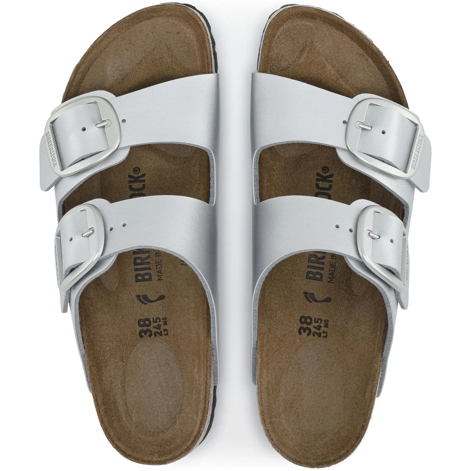 Clearance Birkenstock Arizona Big Buckle Silver
