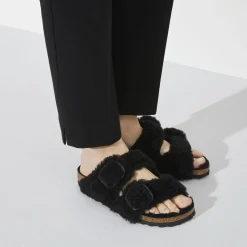 Store Birkenstock Arizona Big Buckle Teddy Black