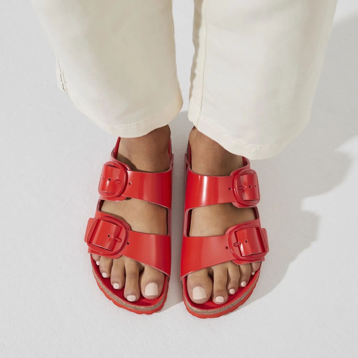 Best Birkenstock Arizona Big Buckle High Shine Tomato