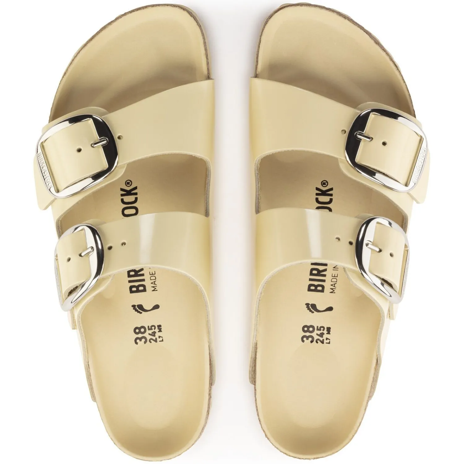 Cheap Birkenstock Arizona Big Buckle High Shine Butter