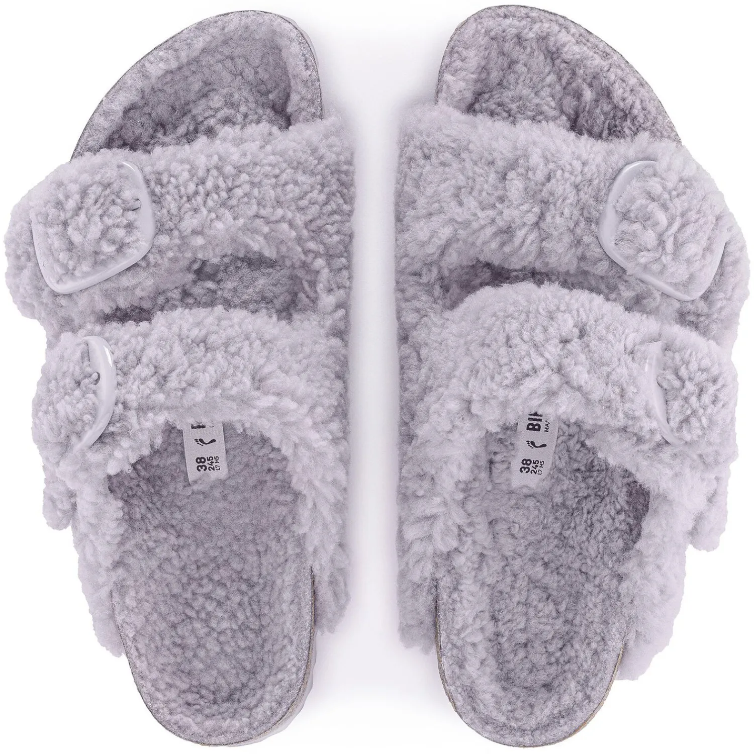 Clearance Birkenstock Arizona Big Buckle Teddy Purple Fog