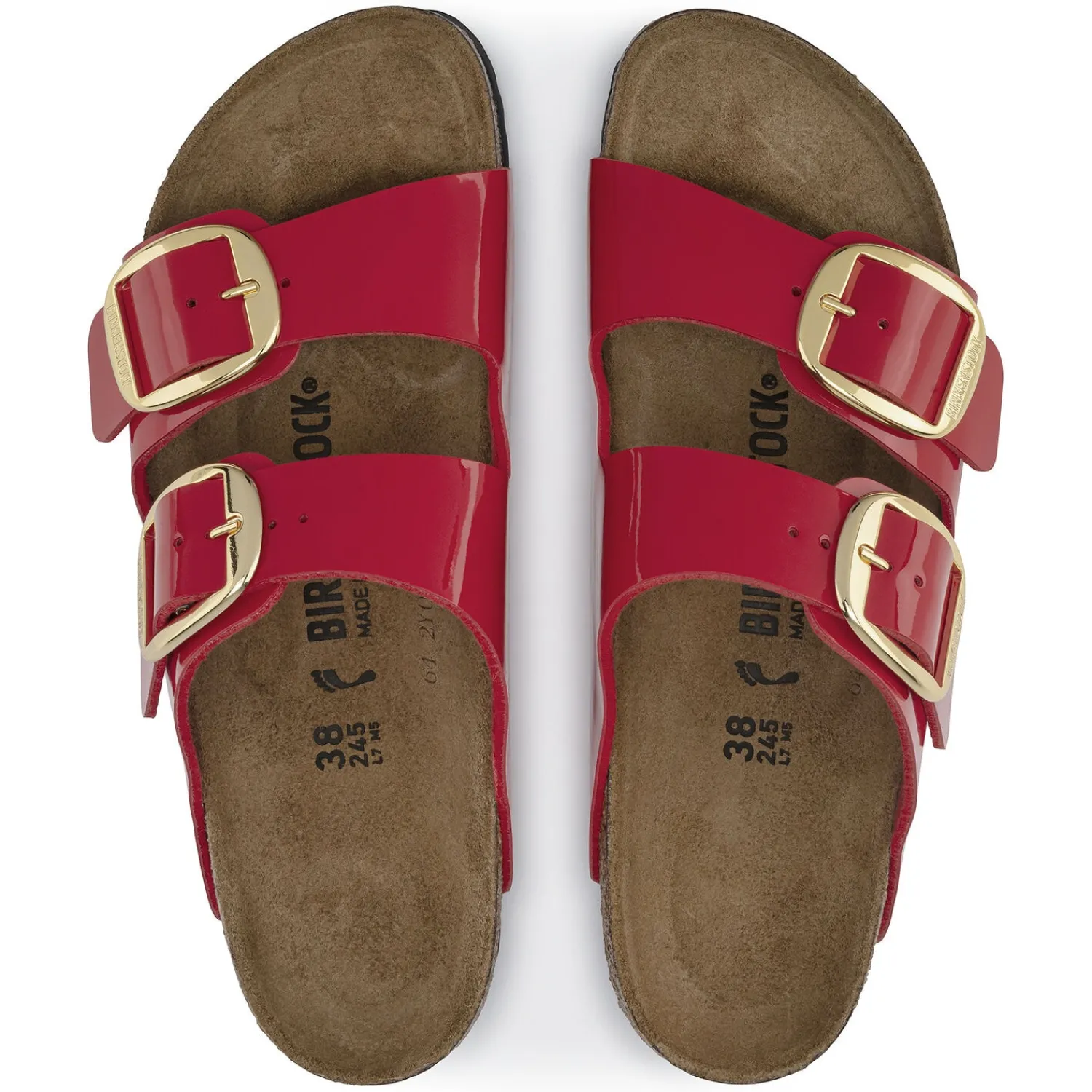 Hot Birkenstock Arizona Big Buckle Patent Cherry