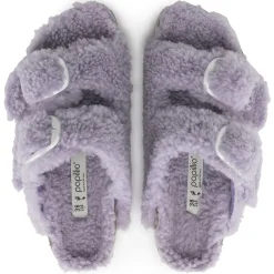 Online Birkenstock Arizona Big Buckle En Fourrure D'Agneau Purple Fog