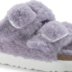 Online Birkenstock Arizona Big Buckle En Fourrure D'Agneau Purple Fog