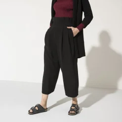 New Birkenstock Arizona Big Buckle En Fourrure D'Agneau Black