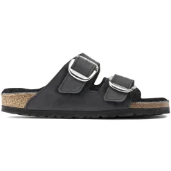 New Birkenstock Arizona Big Buckle En Fourrure D'Agneau Black