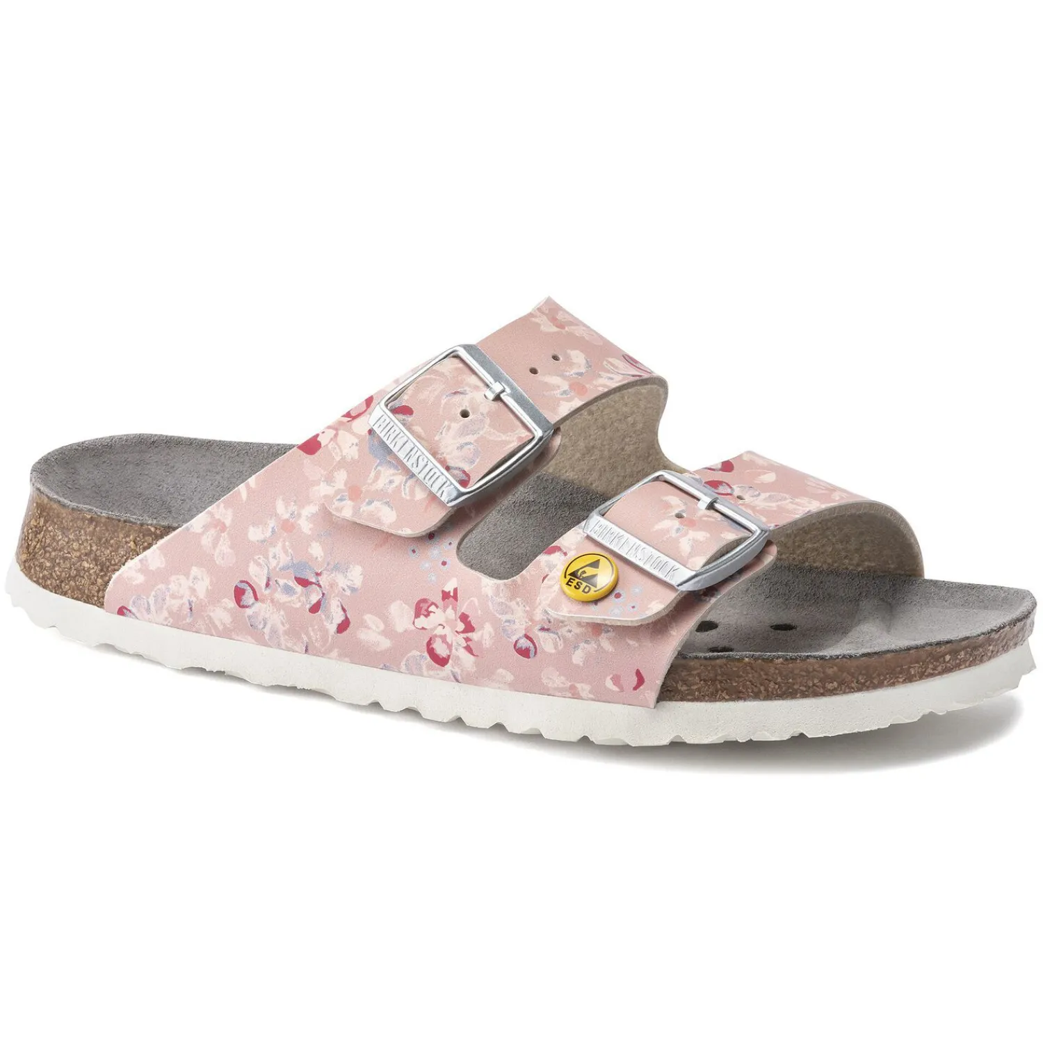 Hot Birkenstock Arizona Esd Flower Field Rose
