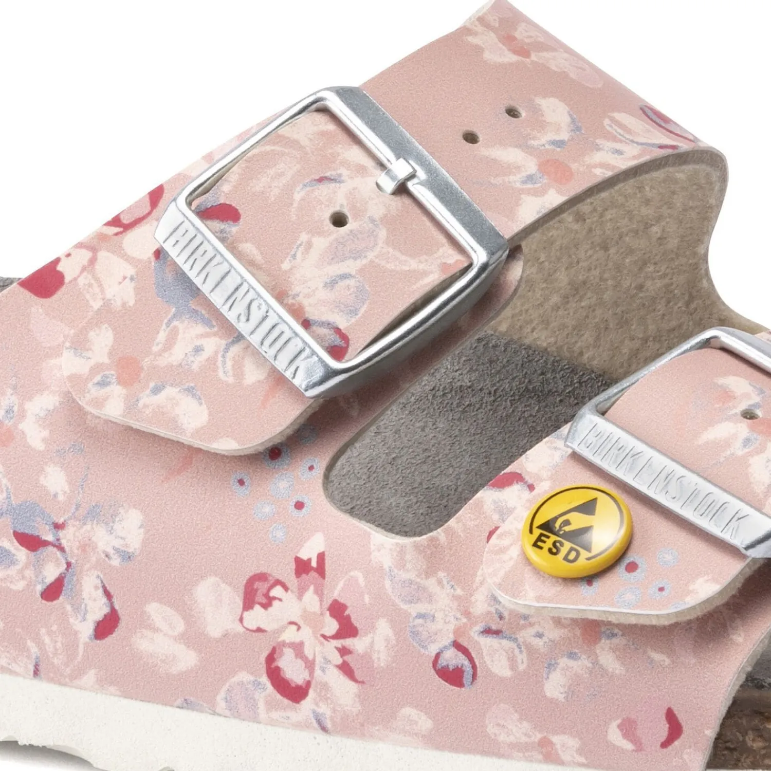 Hot Birkenstock Arizona Esd Flower Field Rose