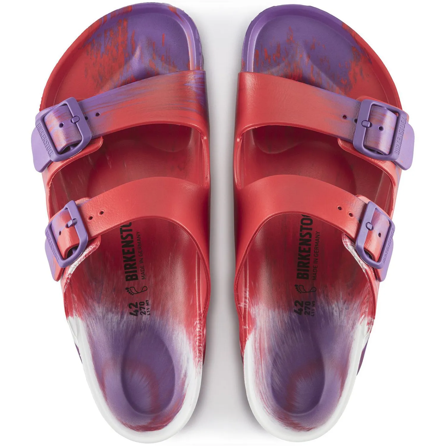 New Birkenstock Arizona Essentials Multicolor Bright Violet
