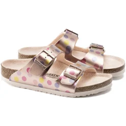Hot Birkenstock Arizona Kids Electric Metallic Dots Copper
