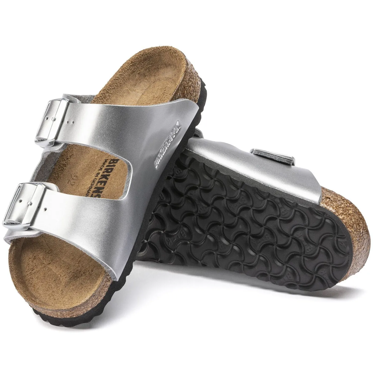 Best Birkenstock Arizona Kids Electric Metallic Silver