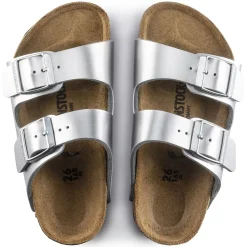 Best Birkenstock Arizona Kids Electric Metallic Silver