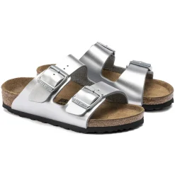 Best Birkenstock Arizona Kids Electric Metallic Silver