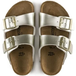 New Birkenstock Arizona Kids Electric Metallic Gold