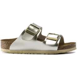 New Birkenstock Arizona Kids Electric Metallic Gold