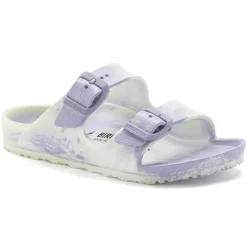 Cheap Birkenstock Arizona Kids Faded Lime Multi