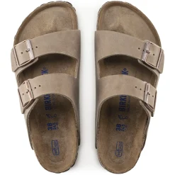 Cheap Birkenstock Arizona Lit De Pied Souple Tobacco Brown