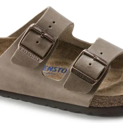 Cheap Birkenstock Arizona Lit De Pied Souple Tobacco Brown