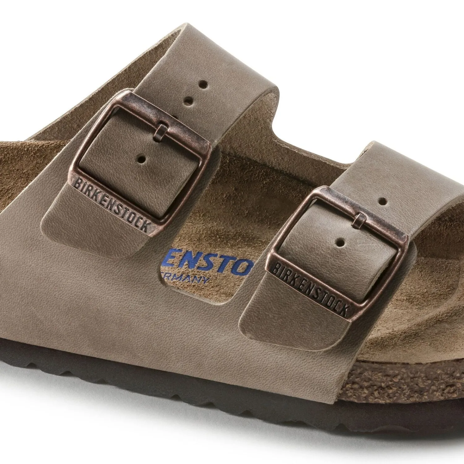 Cheap Birkenstock Arizona Lit De Pied Souple Tobacco Brown
