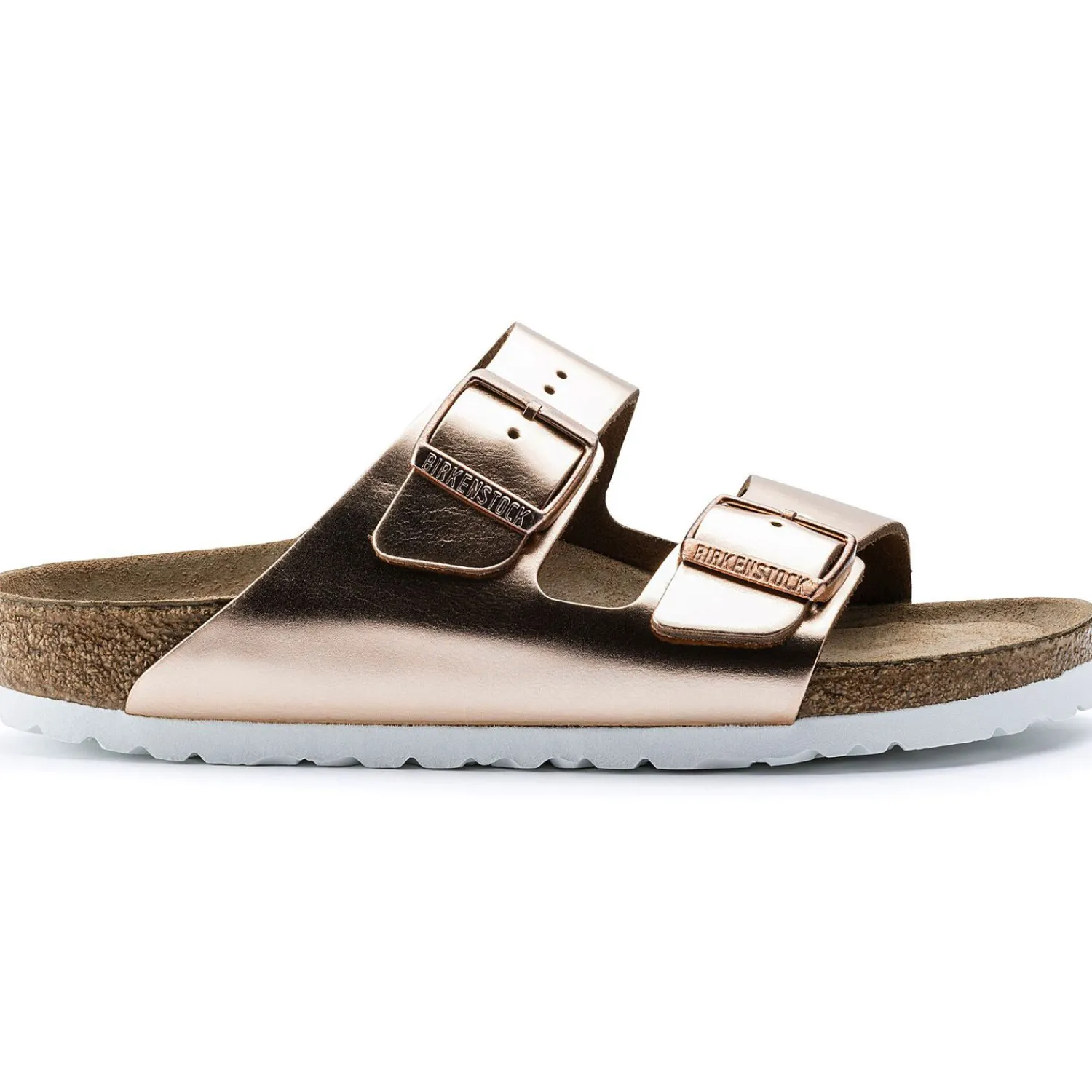 Cheap Birkenstock Arizona Lit De Pied Souple Metallic Copper