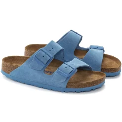 Outlet Birkenstock Arizona Lit De Pied Souple Blau