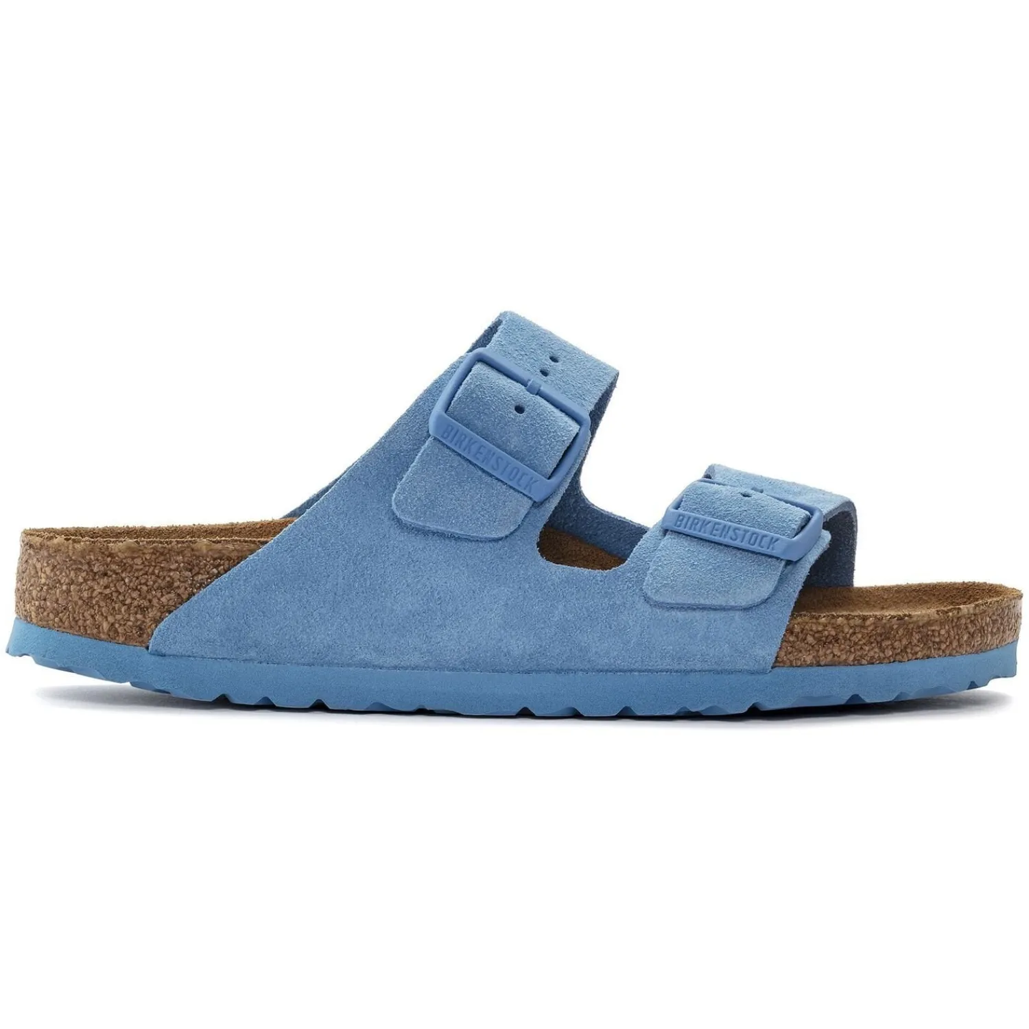 Outlet Birkenstock Arizona Lit De Pied Souple Blau