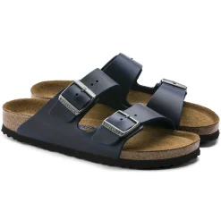 Outlet Birkenstock Arizona Lit De Pied Souple Blue