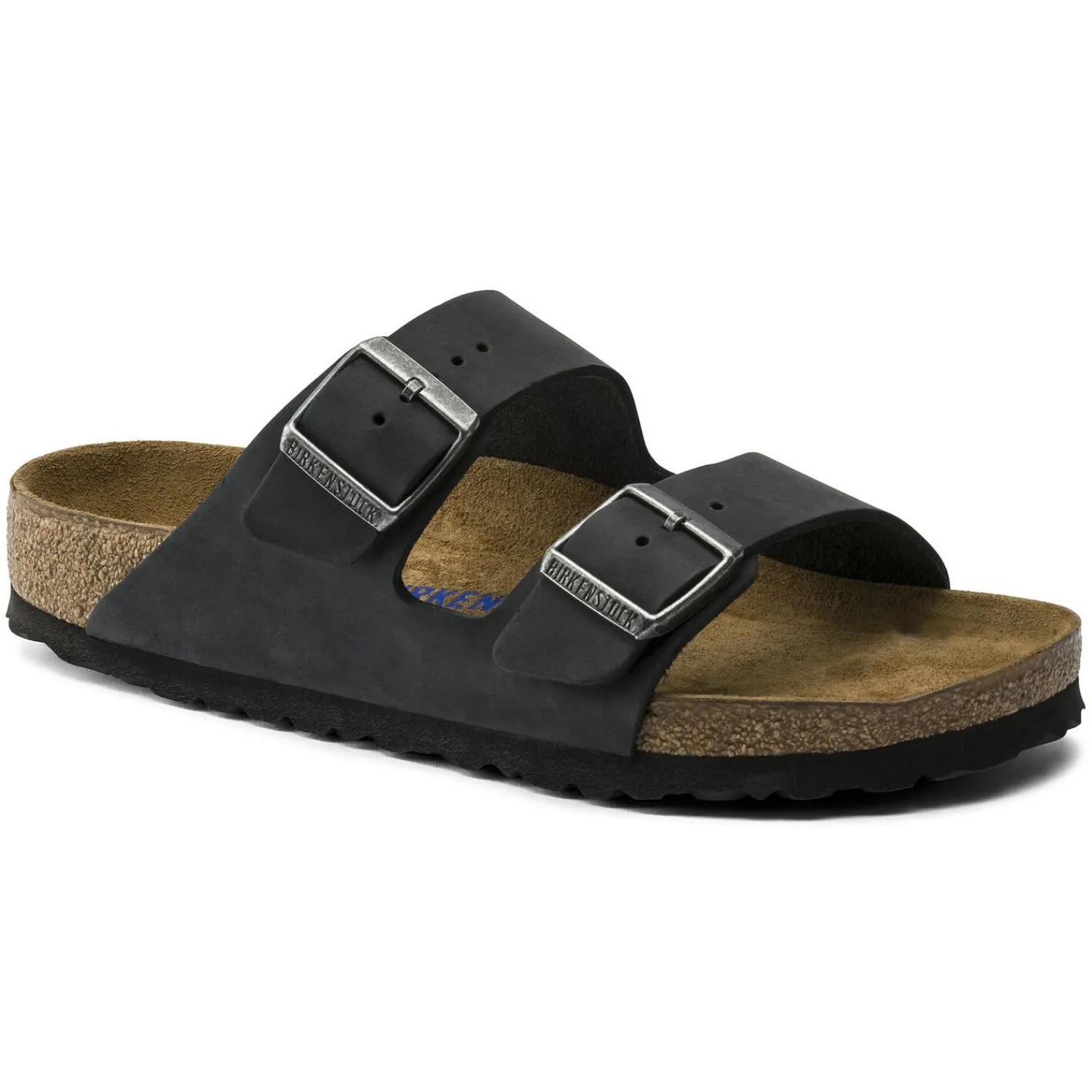 New Birkenstock Arizona Lit De Pied Souple Black