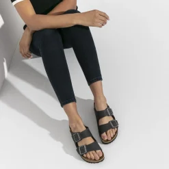 New Birkenstock Arizona Lit De Pied Souple Black