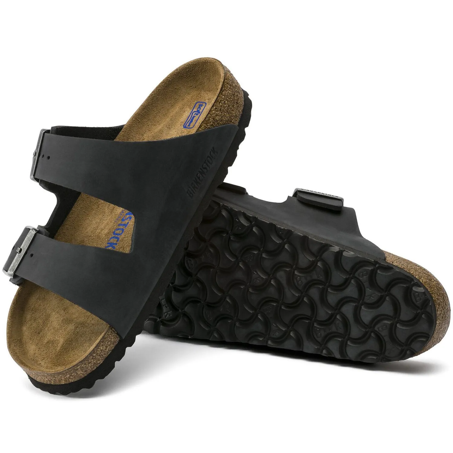 New Birkenstock Arizona Lit De Pied Souple Black