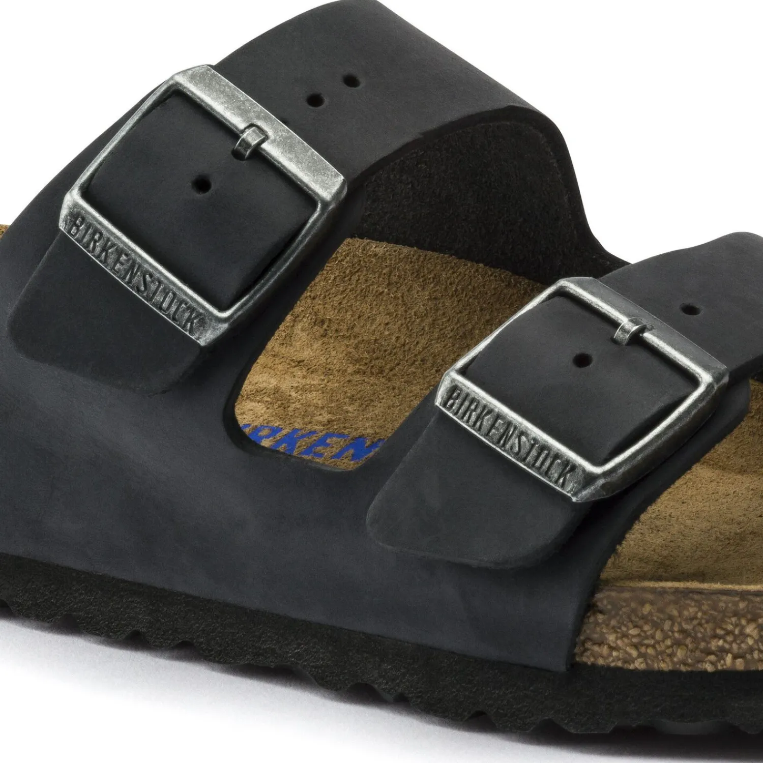 New Birkenstock Arizona Lit De Pied Souple Black
