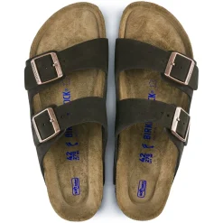 Fashion Birkenstock Arizona Lit De Pied Souple Mocha