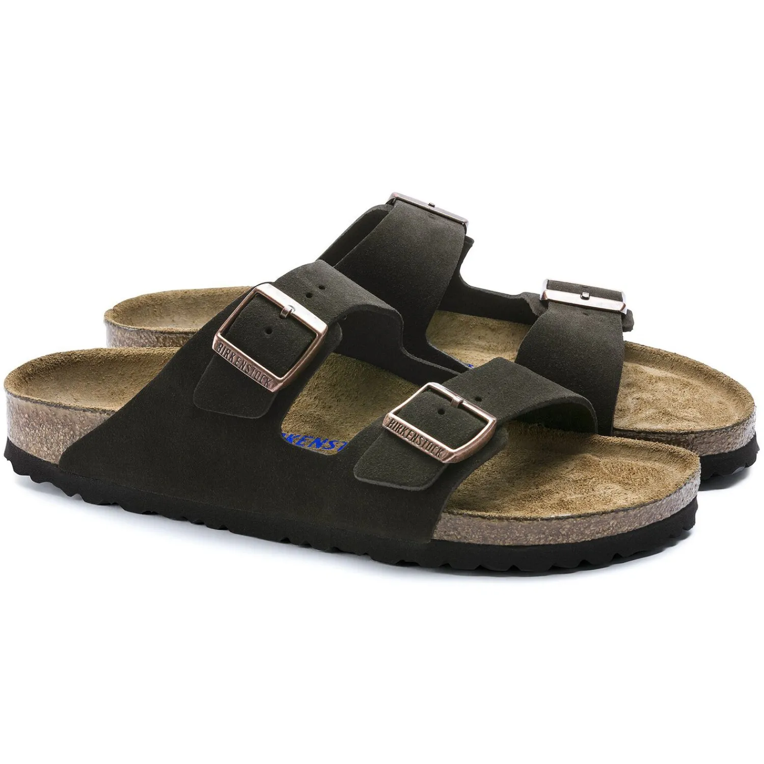 Fashion Birkenstock Arizona Lit De Pied Souple Mocha