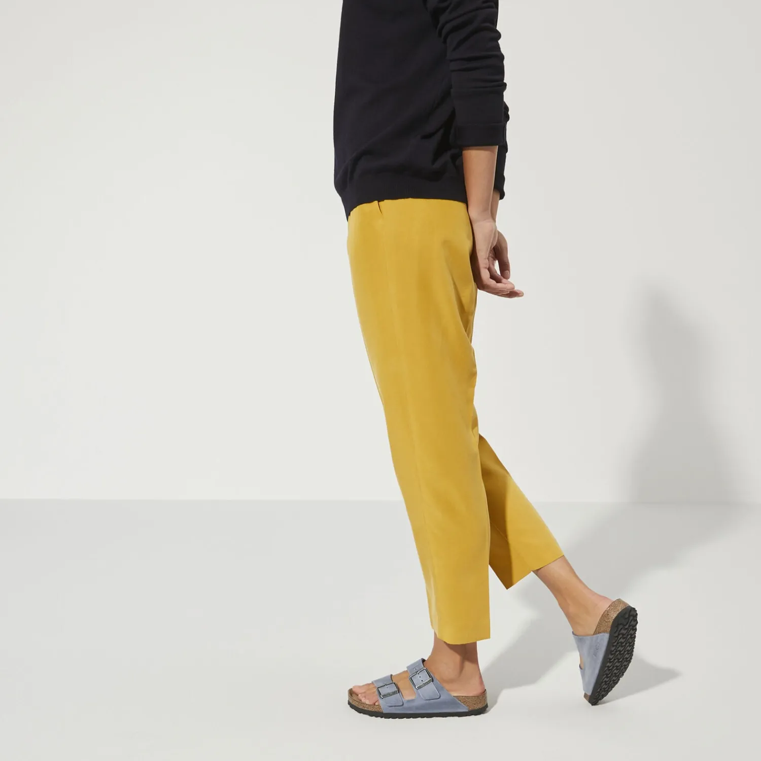 Outlet Birkenstock Arizona Lit De Pied Souple Dusty Blue